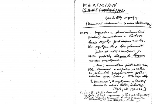 Maximian : graditelj orgulja