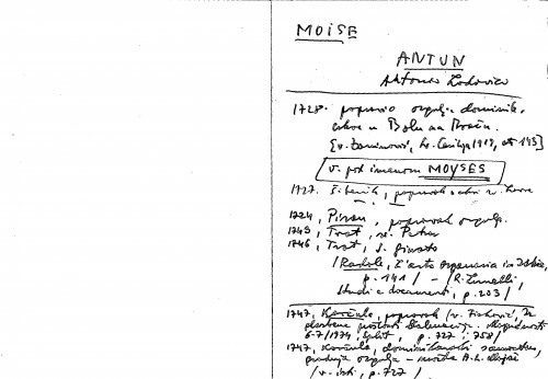 Moise Antun : Antonio Lodovico