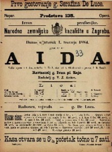 Aida : Velika opera u 4 čina / uglasbio G. Verdi