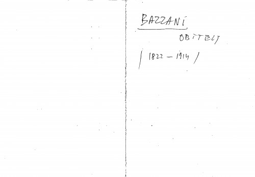Bazzani obitelj : 1822-1914
