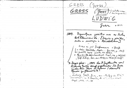 Gress (Gross) Ludwig : Graz