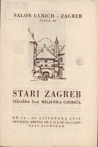 Stari Zagreb - Izložba Prof. Miljenka Gjurića