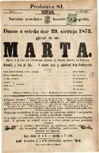 Marta : opera u 4 čina / glasba od Flotova