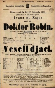 Doktor Robin : Vesela igra u 1činu
