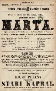 Marta : opera u 4 čina / glasba od Flotova