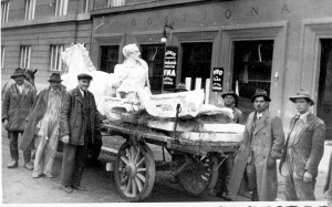 Transport sadrenih dijelova spomenika Palim Nišlijama