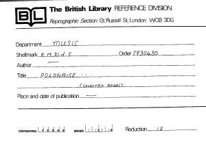 Polonaise : violino principale