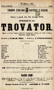Trovator : opera u 4 čina / glasba od Josipa Verdi-a