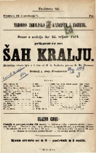 Šah kralju : historička vesela igra u 4 čina / od H. A. Šauferta