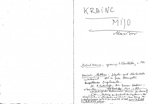 Krainc Mijo : Maribor