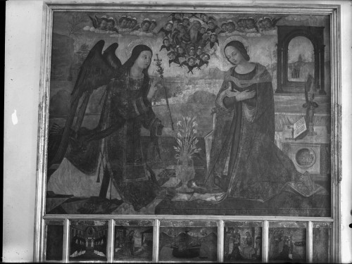 Muzej samostana svetog Dominika (Dubrovnik) : Navještenje (pala Marka Vlahova Kolendića), 1513. (Nikola Božidarević)