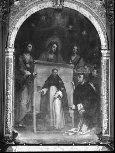 Crkva svete Katarine (sv. Dominika) (Split) : Čudo u Surianu, ulje na platnu, 17 st. (Matej Ponzoni Pončun)