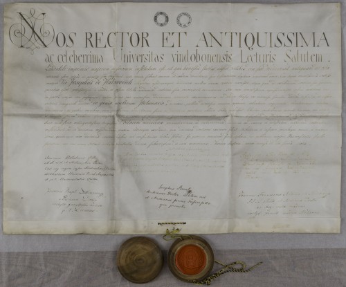 Doktorska diploma Josipa Zlatarovića