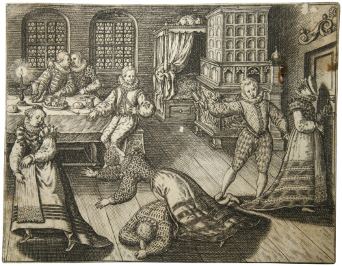 Veselo društvo, oko 1592.
