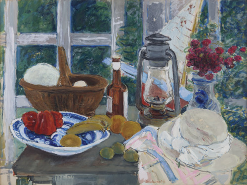 Mrtva priroda s bijelim šeširom, 1941.



