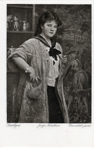 Vlaho Bukovac: Mlada umjetnica, Prag, 1914.