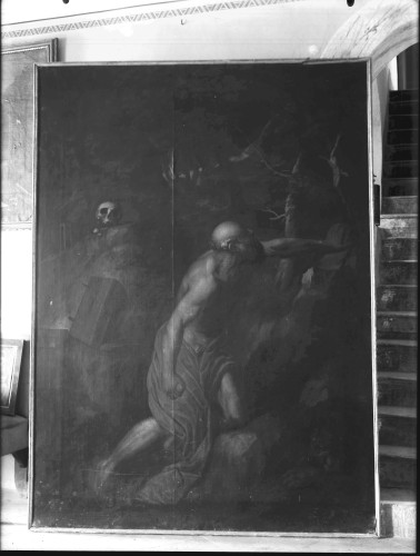 Samostan svetog Lovre (Šibenik) : Sveti Jeronim u pustinji, ulje na platnu, poč. 17. st.