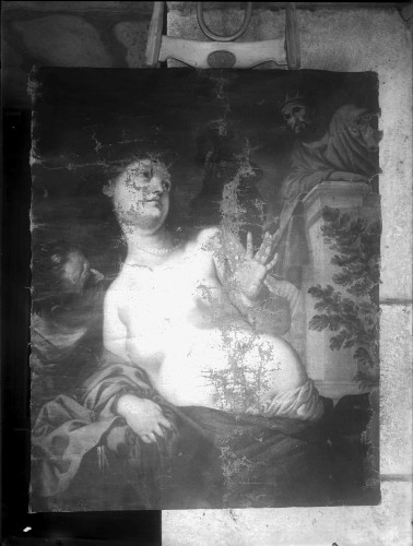 Galerija umjetnina (Split) : Bet-Šeba na kupanju, ulje na platnu, 17. st. (Antonio Zanchi)