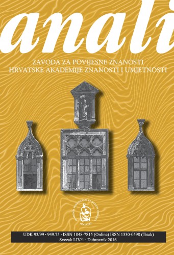 Sv. 54/1 (2016) / glavni urednik Nenad Vekarić