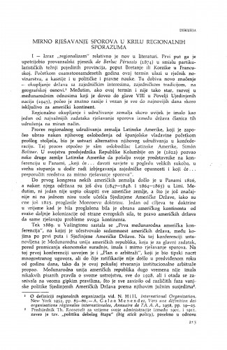 Mirno rješavanje sporova u krilu regionalnih sporazuma / V.Đ. Degan