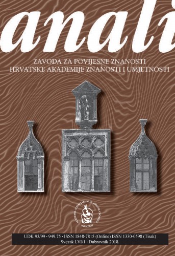 Sv. 56/1 (2018) / glavni urednik Nenad Vekarić