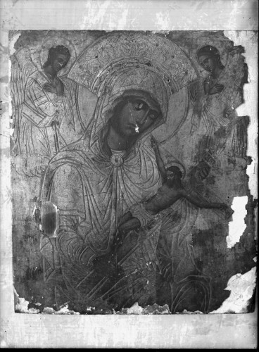 Crkva svetog Spridona (Skradin) : Bogorodica s raspelom