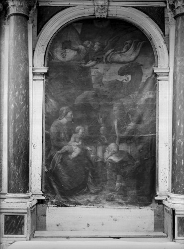 Katedrala svetog Jakova (Šibenik) : Poklonstvo triju kraljeva, 1560., oltarna pala (Bernardino Ricciardi)