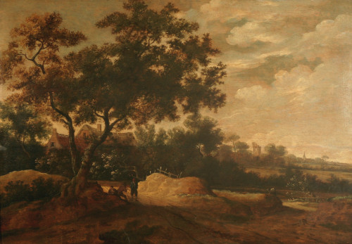 Krajolik s pješčanim dinama, oko 1660.

