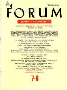 God. 36(1997), knj. 69, br. 7-8 (srpanj/kolovoz) / glavni i odgovorni urednik Slavko Mihalić ; urednik Dubravko Jelčić