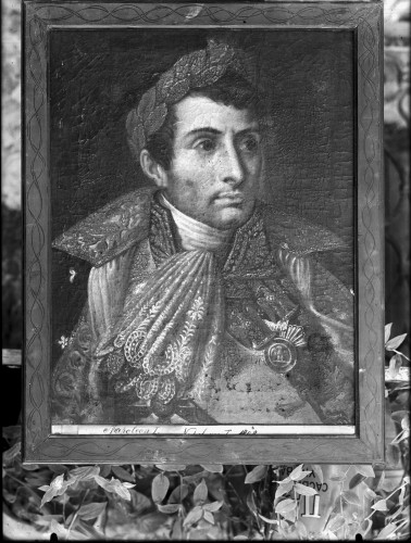 Samostan svetog Lovre (Šibenik) : Portret cara i kralja Napoleona I., ulje na platnu, 1808.