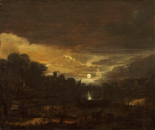 Krajolik pri mjesečini, sredina 17. stoljeća