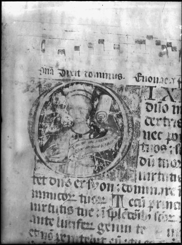 Knjižnica samostana svetog Frane (Šibenik) : Breviarium Franciscanum, inicijal D, f. 138, pergament, 15. st.