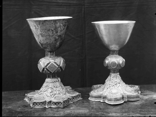 Riznica splitske katedrale (Split) : dva kaleža, 15. st.