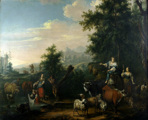 Krajolik s pastirima, nakon 1750.