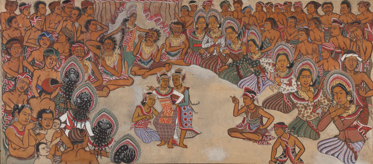 Plesna scena s otoka Bali