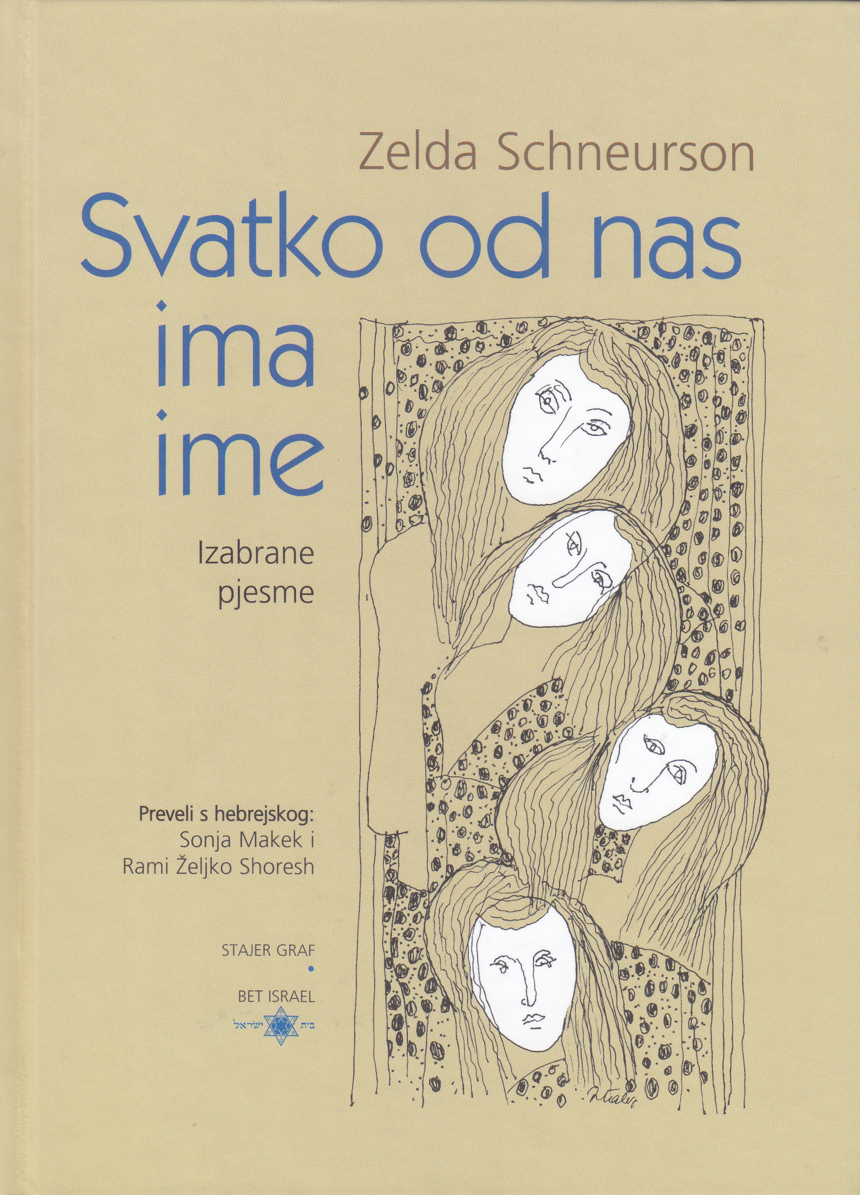Svatko od nas ima ime : izabrane pjesme / Zelda Schneurson ; preveli s hebrejskog Sonja Makek i Rami Željko Shoresh  ; priredila Jasminka Domaš