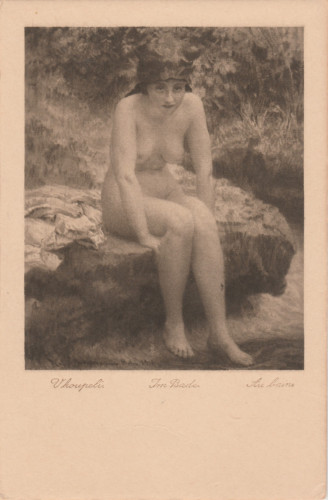 Vlaho Bukovac: Na kupanju, Prag, 1916.