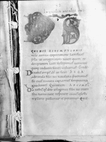 Knjižnica samostana svetog Frane (Šibenik) : Liber sequentiarum et sacramentarium, MS. 1, pergament, 11.  st.