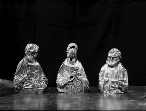 Riznica splitske katedrale (Split) : tri apostola, dio oltarne pale, poč. 14. st.