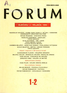 God. 33(1994), knj. 66, br. 1-2 (siječanj/veljača) / glavni i odgovorni urednik Slavko Mihalić ; urednik Dubravko Jelčić