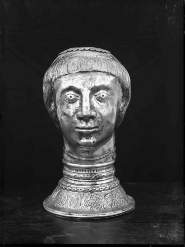 Riznica splitske katedrale (Split) : Glava svetog Vinka, 13.-14. st.