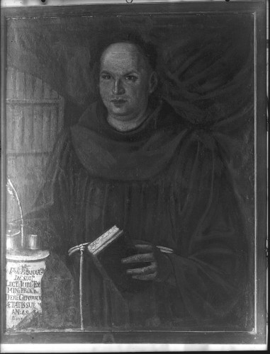 Samostan Uznesenja Marijina (sv. Ante) (Poljud, Split) : Portret fra Bernardina Vukovića Splićanina, ulje na platnu, 1757.