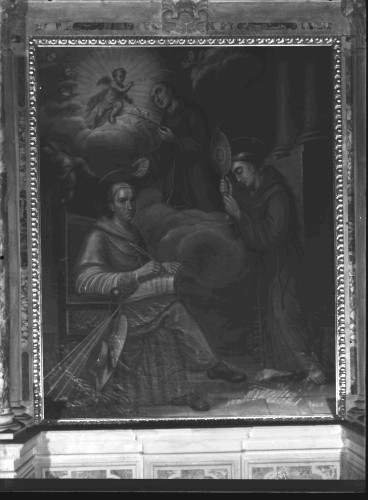 Franjevačka crkva Uznesenja Blažene Djevice Marije (Poljud, Split) : Sveti Bonaventura i sveti Paškal