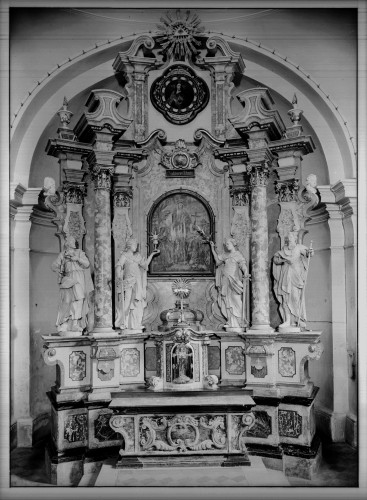 Crkva svetog Franje Ksaverskog (Zagreb) : glavni oltar, 1757.