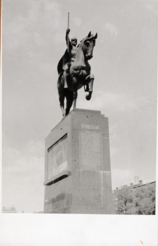 Robert Frangeš Mihanović: Spomenik kralja Tomislava u Zagrebu, 1947.