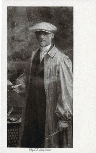 Vlaho Bukovac: Autoportret, Prag, 1911.