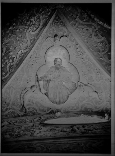 Crkva svete Katarine (Zagreb) : štukature i svodni oslik broda, 1721., detalj