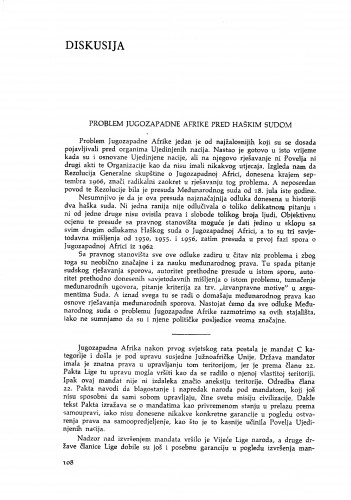 Problem Jugozapadne Afrike pred Haškim sudom / V.Đ. Degan