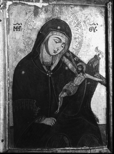 Manastir svetog Arhanđela Mihaila (Manastir Krka, Kistanje) : Bogorodica s raspelom