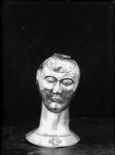 Riznica splitske katedrale (Split) : Glava svete Barbare, 13. st.